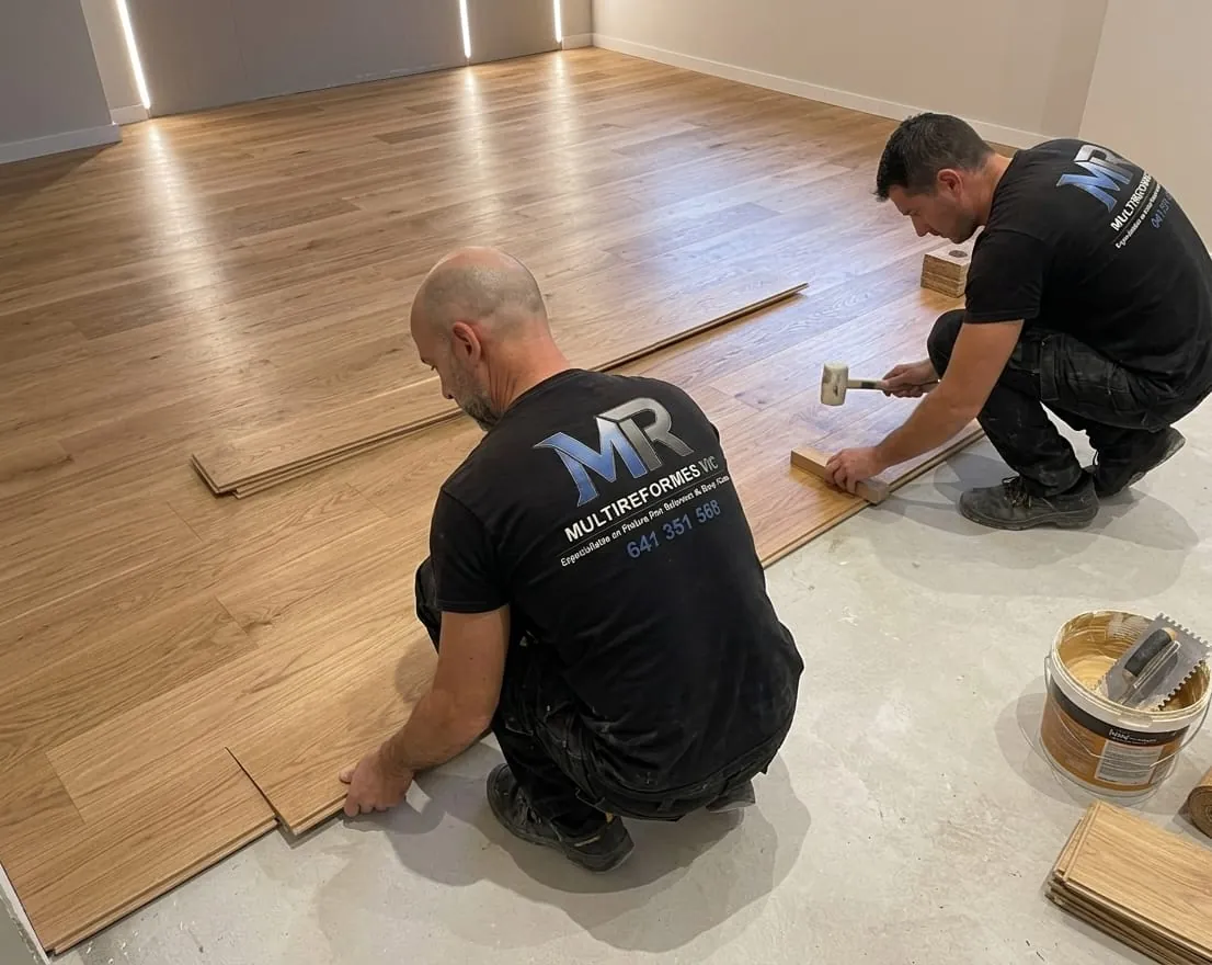 Instal·lació de parquet realitzada a Vic