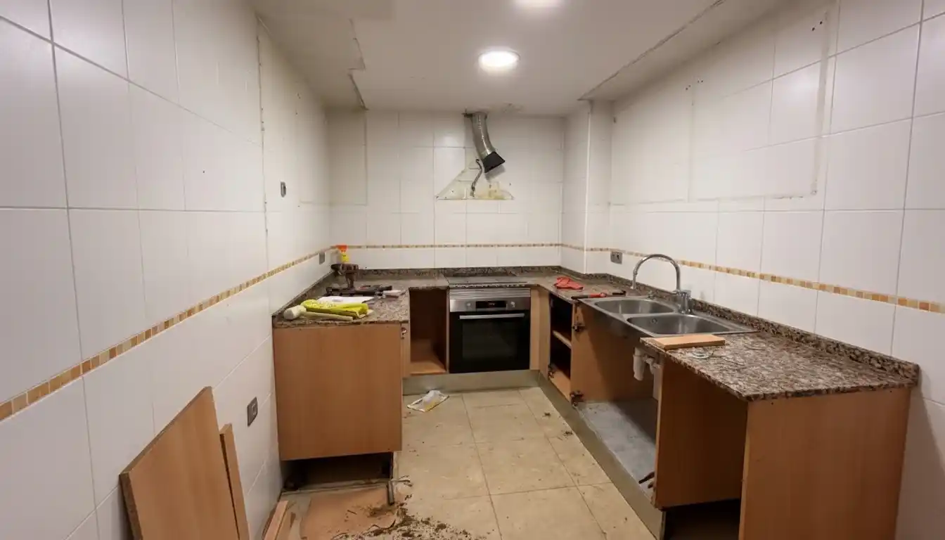 Reforma de cuina integral a Vic abans i despres (Abans)